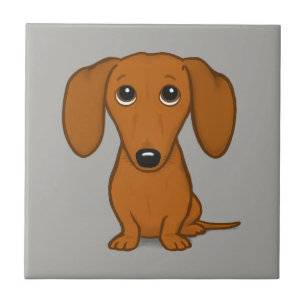 Azulejo Dachshund de corte  Perro Personalizado Wiener