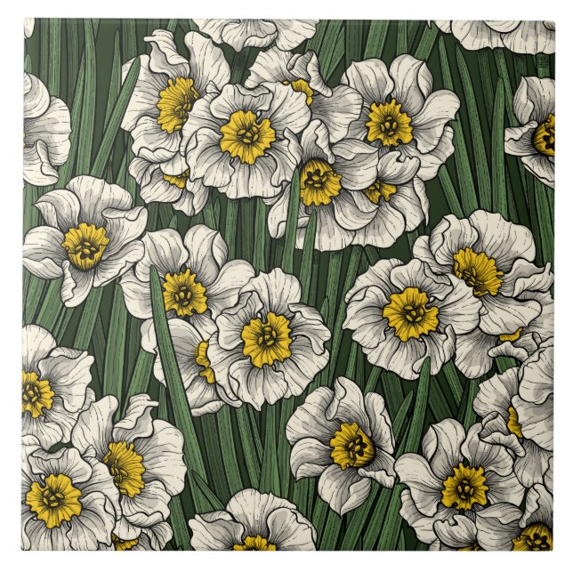 Azulejo Daffodil garden (Frente)