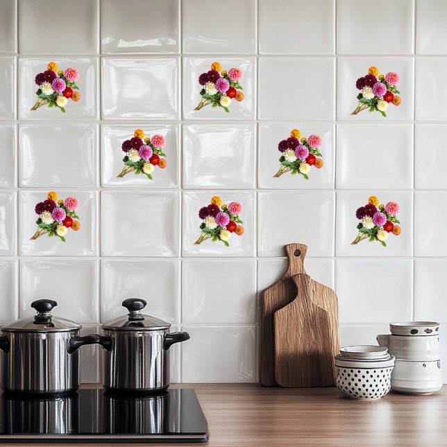 Azulejo Dahlias (Subido por el creador)