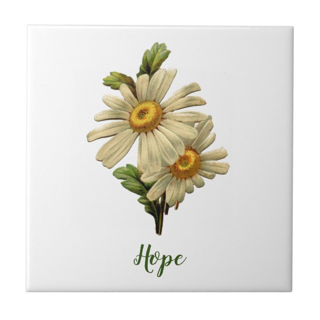 Azulejo Daisy Hope Inspirador (Frente)