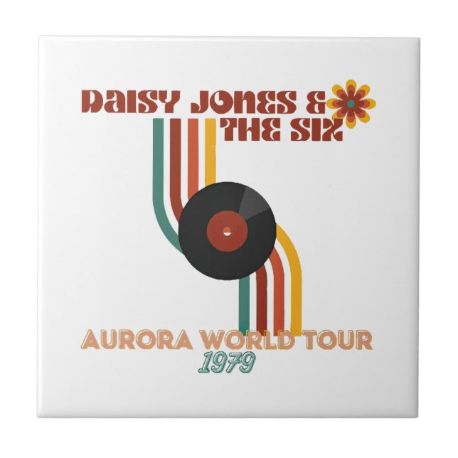 Azulejo Daisy Jones y The Six  (Frente)