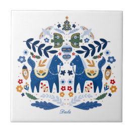 Azulejo Dala Horse - Hogar dulce