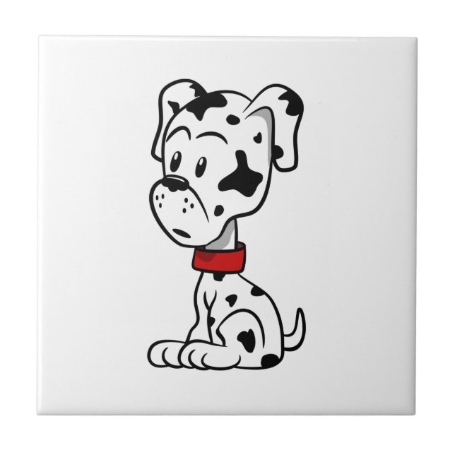 Azulejo Dalmatian Puppy (Frente)