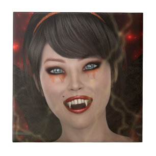 Azulejo Dama Vampiro