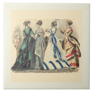 Azulejo Damas Victorianas Elegantes