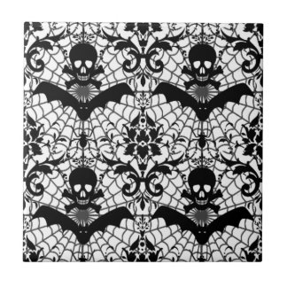 Azulejo Damasco de Halloween
