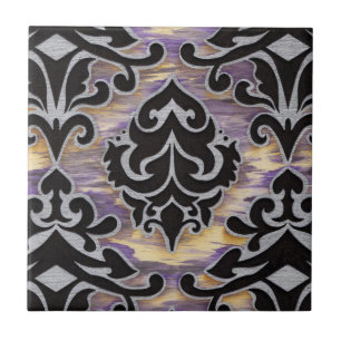 Azulejo Damasco púrpura