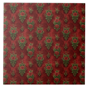 Azulejo Damask festivo