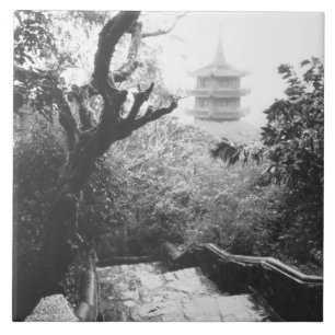 Azulejo Danang Vietnam, Vista al Templo Montaña de Mármo