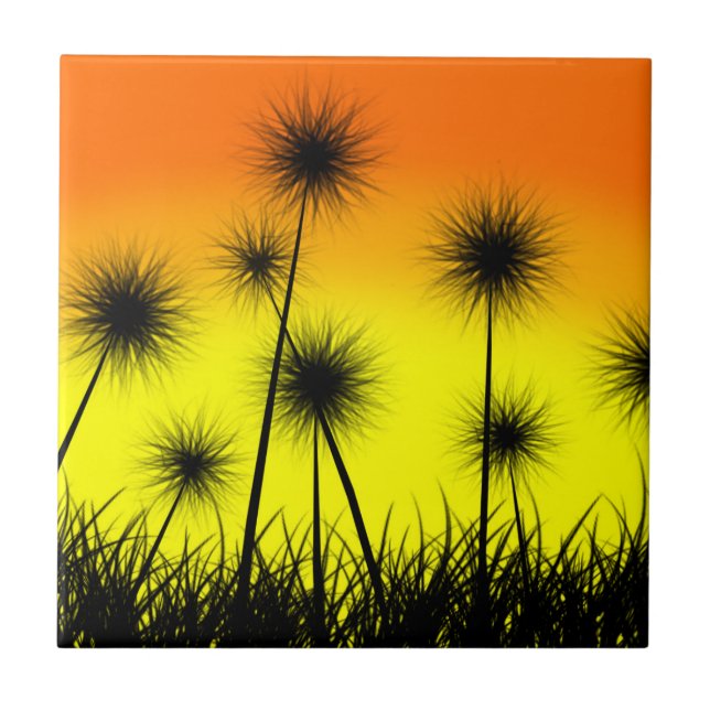Azulejo Dandelion Sunrise (Frente)