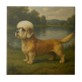 Azulejo Dandi Dinmont Terrier