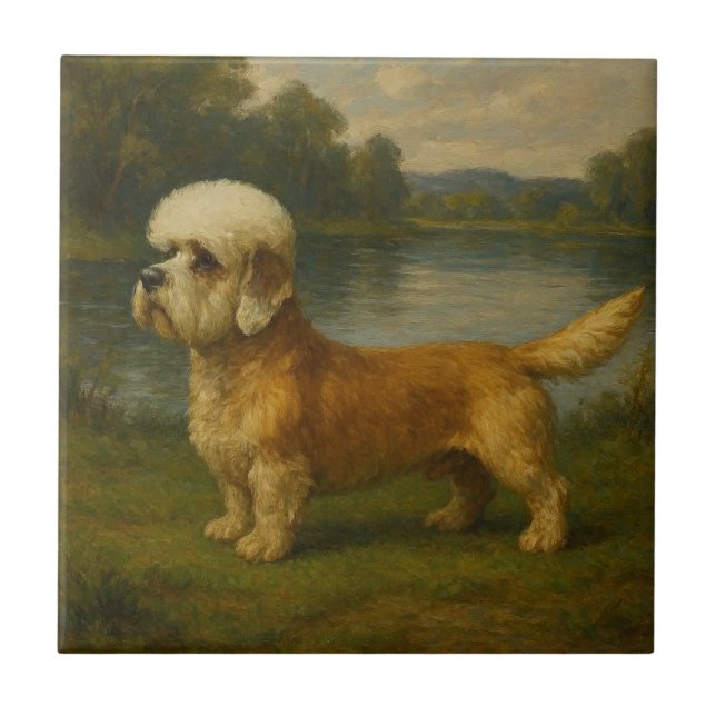 Azulejo Dandi Dinmont Terrier (Frente)