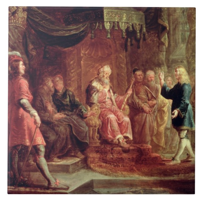 Azulejo Daniel interpreta el primer sueño de (Frente)