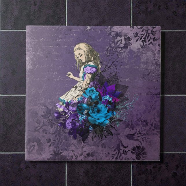 Azulejo Dark Alice Rústico Púrpura Intenso (Subido por el creador)