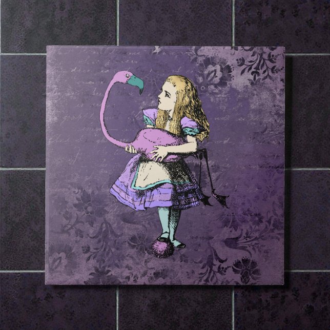 Azulejo Dark Alice Rústico Púrpura Intenso (Subido por el creador)
