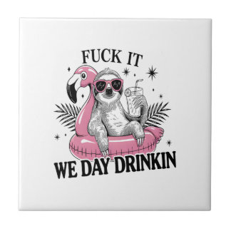 Azulejo Day drinkin Sloth