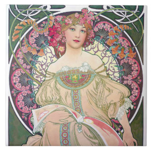 Azulejo Daydream (Primavera), Mucha