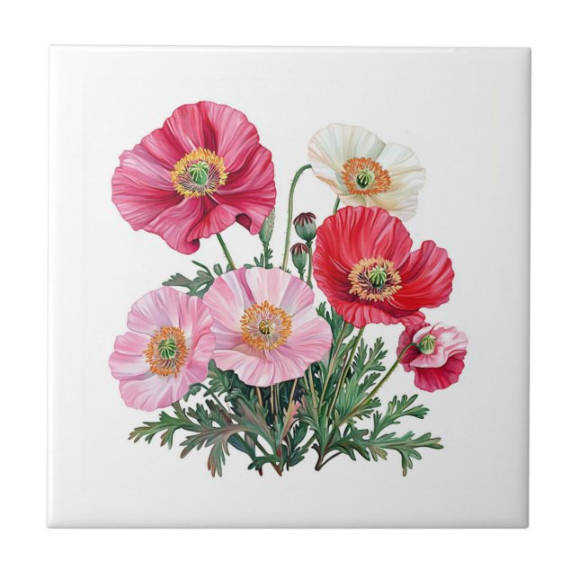 Azulejo de amapolas (Frente)