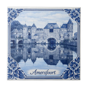 azulejo de Amersfoort en estilo Delft Blue