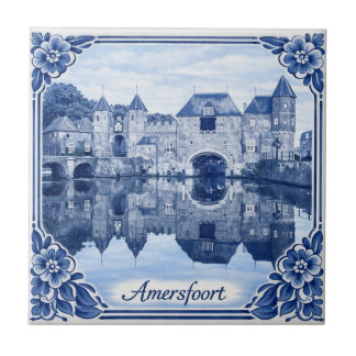 azulejo de Amersfoort en estilo Delft Blue