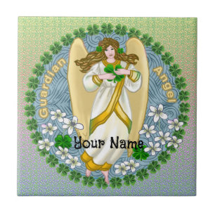 Azulejo de Ángel de Trébol Irlandés