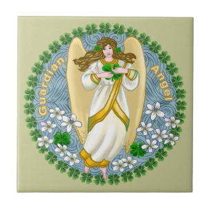 Azulejo de Ángel del Trébol Irlandés