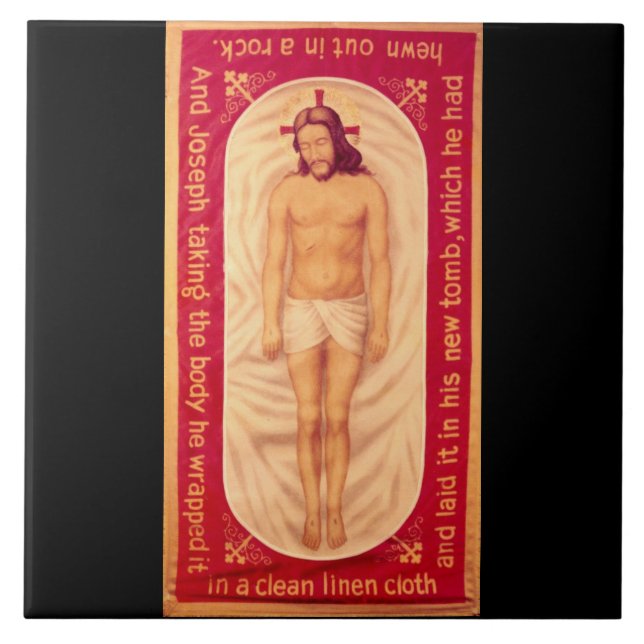 Azulejo de arte fino de Cristo (Frente)