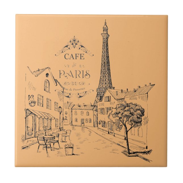 Azulejo de Café Paris (Frente)