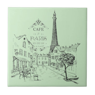 Azulejo de Café Paris