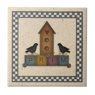 Azulejo de Casa de Pájaros Primitiva