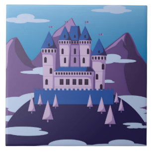 azulejo de castillo de fantasía