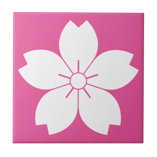 AZULEJO DE CERÁMICA 山桜 (Frente)