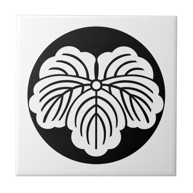 AZULEJO DE CERÁMICA 石持ち地抜き蔦 (Frente)