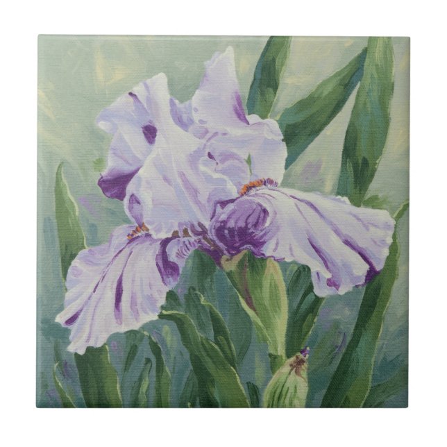 Azulejo De Cerámica 0440 Iris Púrpura (Frente)