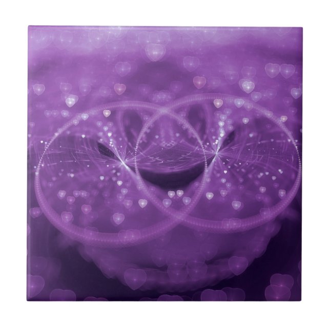 Azulejo De Cerámica 1001 Corazones (Frente)