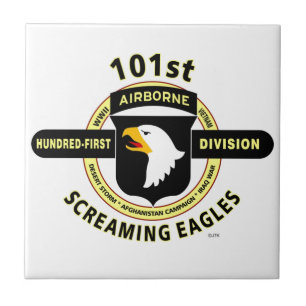 Azulejo De Cerámica 101ST DIVISIÓN AEROTRANSPORTADA de "EAGLES