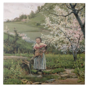 Azulejo De Cerámica 103-0066598/2 primavera