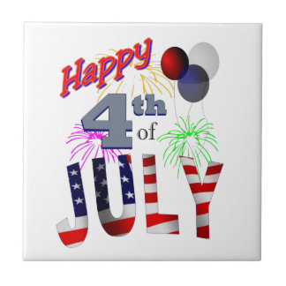 Azulejo De Cerámica 4 de julio