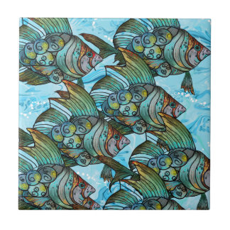Azulejo De Cerámica A pescado a pescado