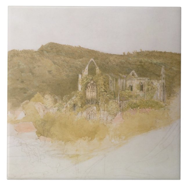 Azulejo De Cerámica Abadía de Tintern (Frente)