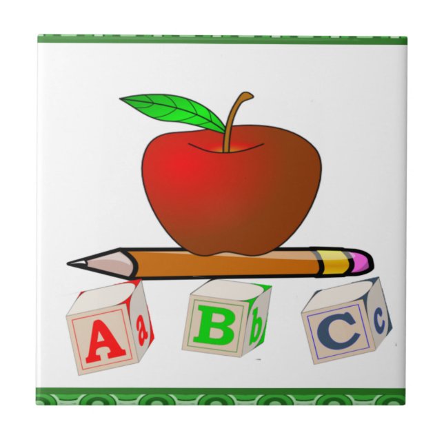 AZULEJO DE CERÁMICA ABC (Frente)