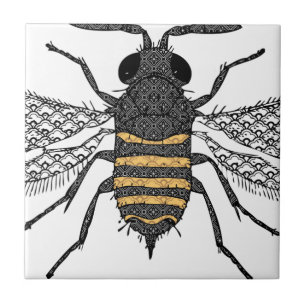 Azulejo De Cerámica abeja vintage