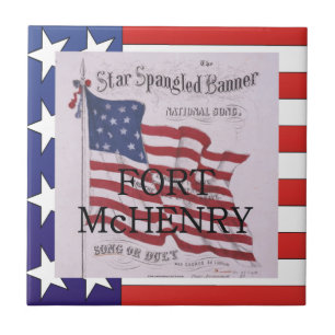 Azulejo De Cerámica ABH Fort McHenry