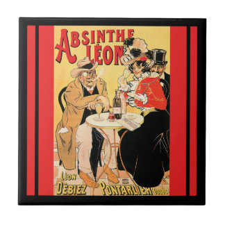 Azulejo De Cerámica Absinthe Leon