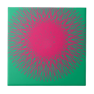Azulejo De Cerámica abstracto rosa