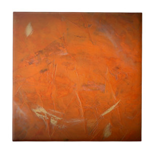 Azulejo De Cerámica Acabado de Faux de Terracota Glazada