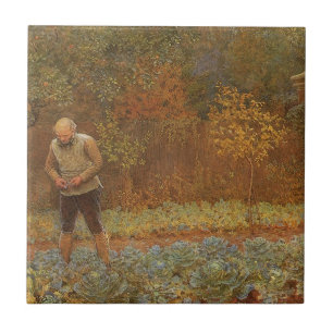 Azulejo De Cerámica Aficionado (Cochero y Coles) de Frederick Walker