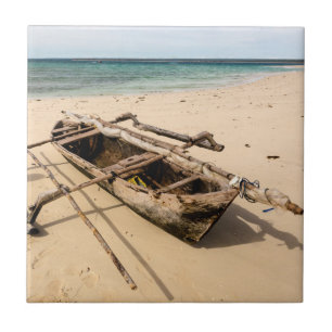 Azulejo De Cerámica África, Mozambique, isla Mogundula