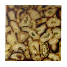 Azulejo De Cerámica Agates de cuarzo verde de tierra