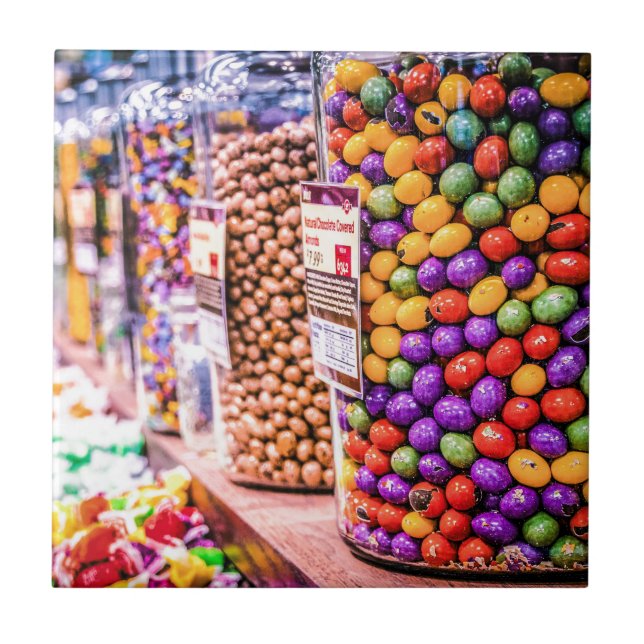 Azulejo De Cerámica Agolpamiento del caramelo (Frente)